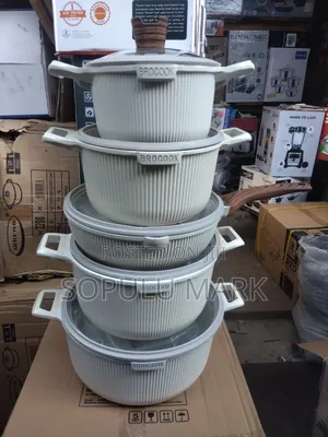 5 Set No Burn Cookset