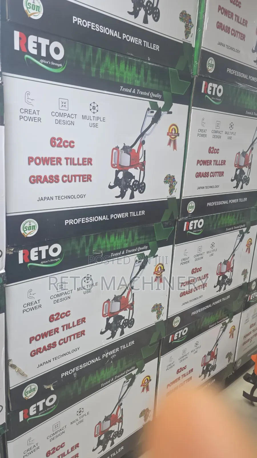 Complete 3 in One Mini Tiller Machine