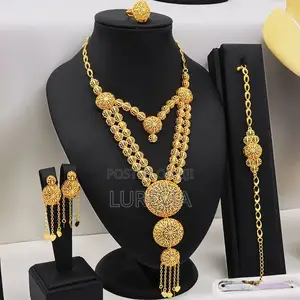 Elegant Gold-Tone Jewelry Set