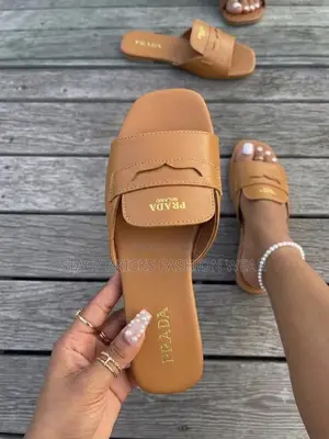 Prada Slippers Comes With Branded Box Sizes