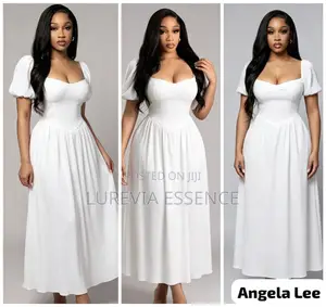 Women’s Elegant Pleated Midi Dress