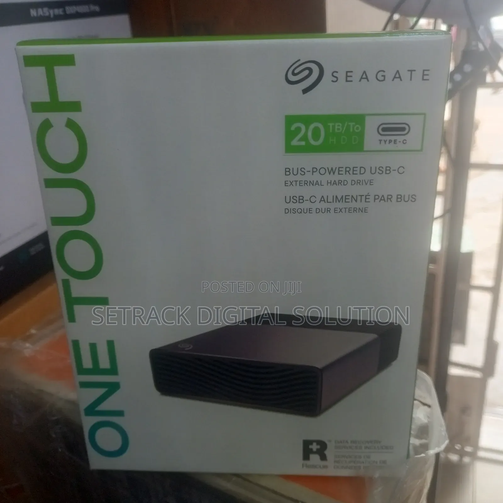 Seagate 20tb One Touch Desktop External Drive HDD Withhub