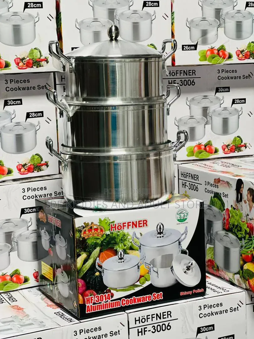 3pcs Aluminum Hoffner Pot