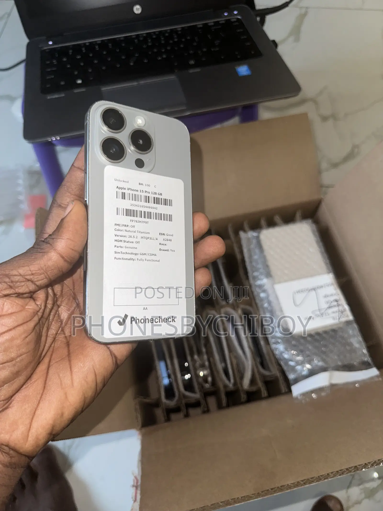 Apple iPhone 15 Pro 128 GB Silver