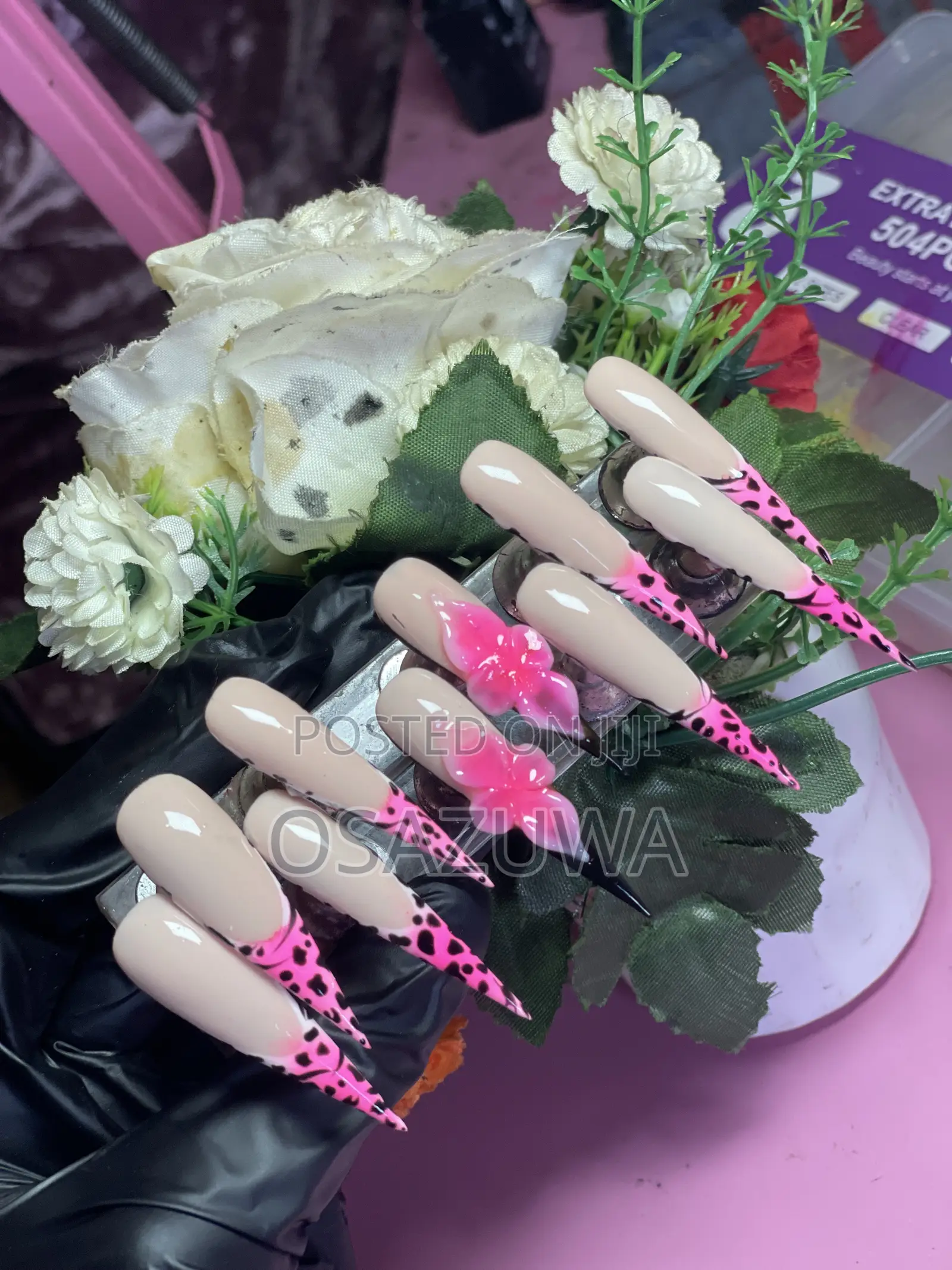 Strip Lashes and Nails