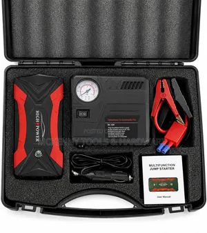 High Power Car Jump Starter + 12v Air Compressor
