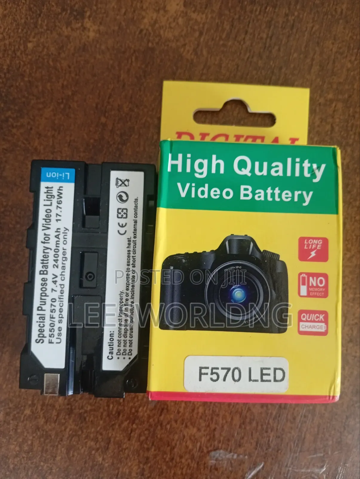 LED & Ring Lights Battery (Small)