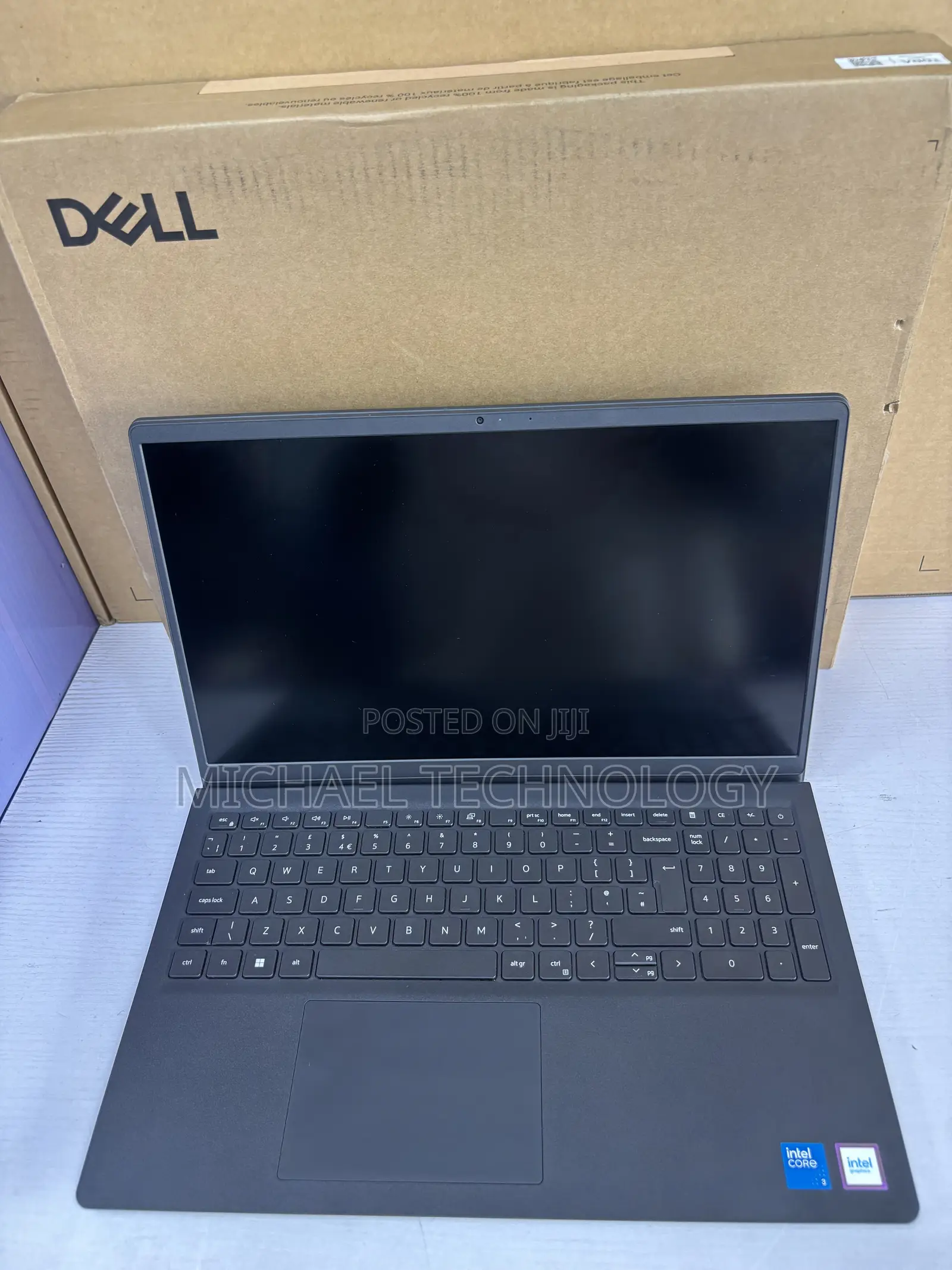 New Laptop Dell 8GB Intel Core 3 SSD 512GB