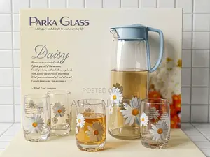 Daisy Glass Jug & Glasses