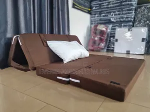Orthopedic Medically Recommended Foldable Mattress 4ft X 6ft _ Brown