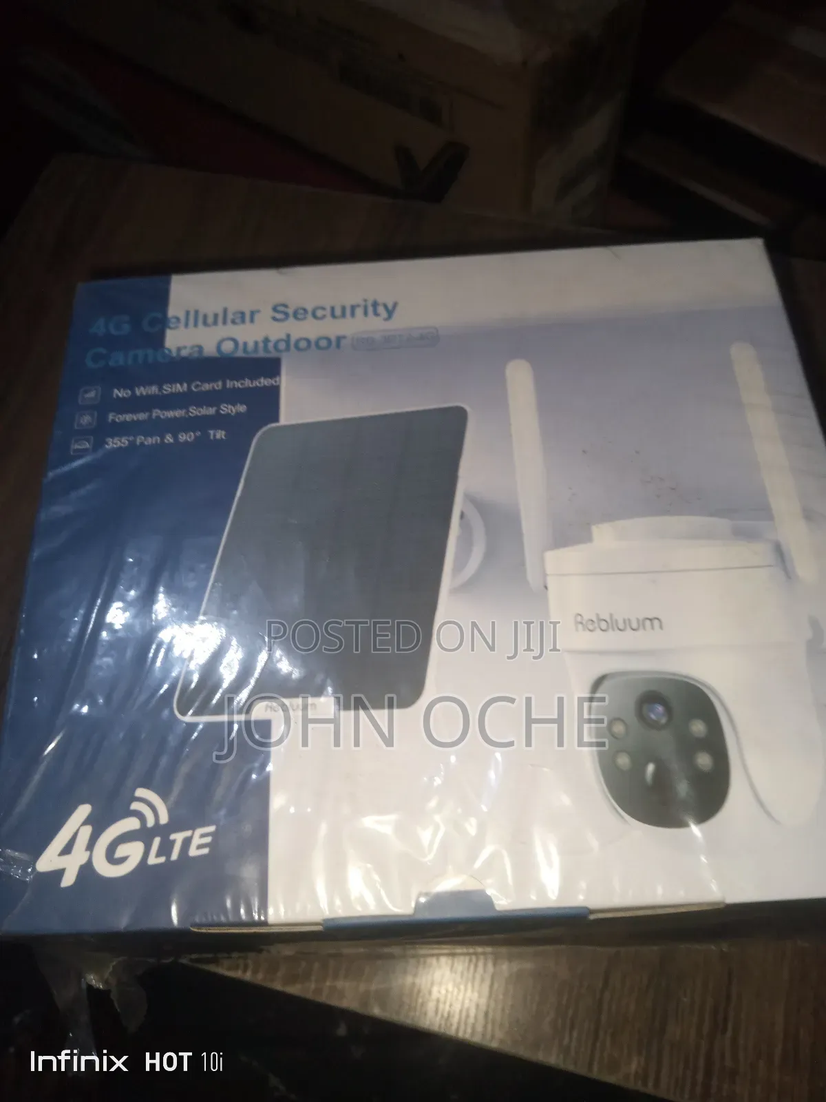 Rebluum 4g Cellular Security Camera Outdoor