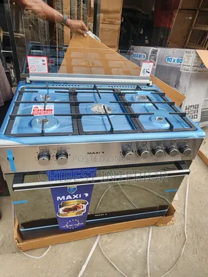Maxi 60by90 Five Burner Gas Cooker