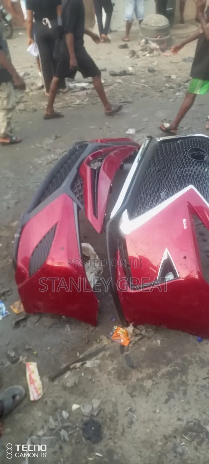 Complete Front Bumper Rx 350 2018 Model
