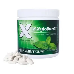 Gum Aspartame Free Gum for Oral Health Spearmint -100-Count Jar
