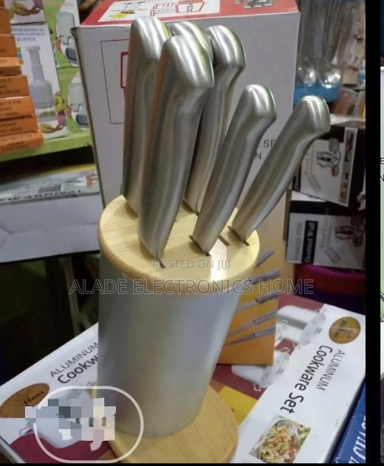 High Quality Knife Sets 7pcs” With Wooden Block
