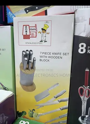 High Quality Knife Sets 7pcs” With Wooden Block