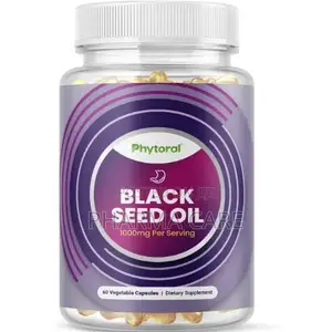 Black Seed Oil 60 Capsules - Nigella Sativa Cumin Capsules