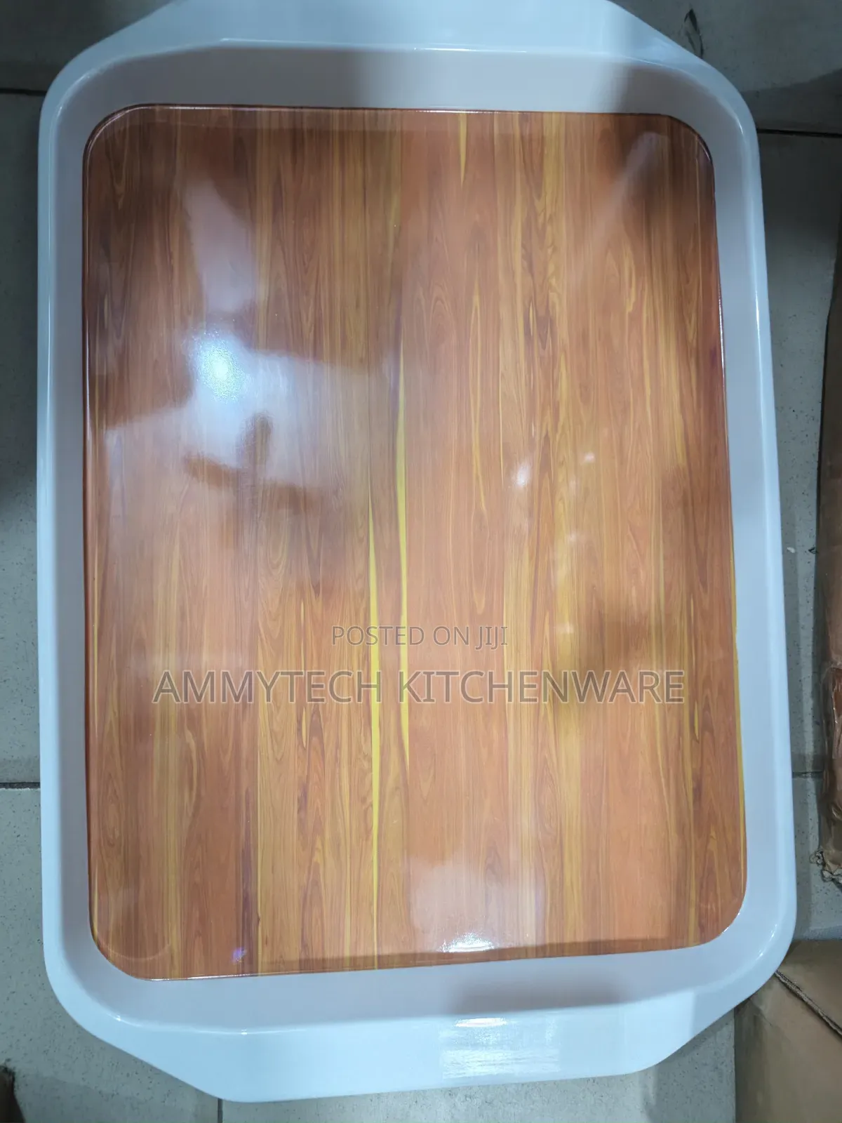 Beautiful and Heavy BIG Melamine Serving Tray