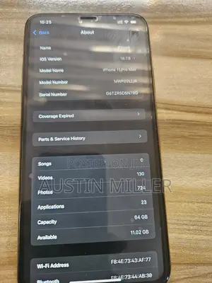 Apple iPhone 11 Pro Max 64 GB Gold