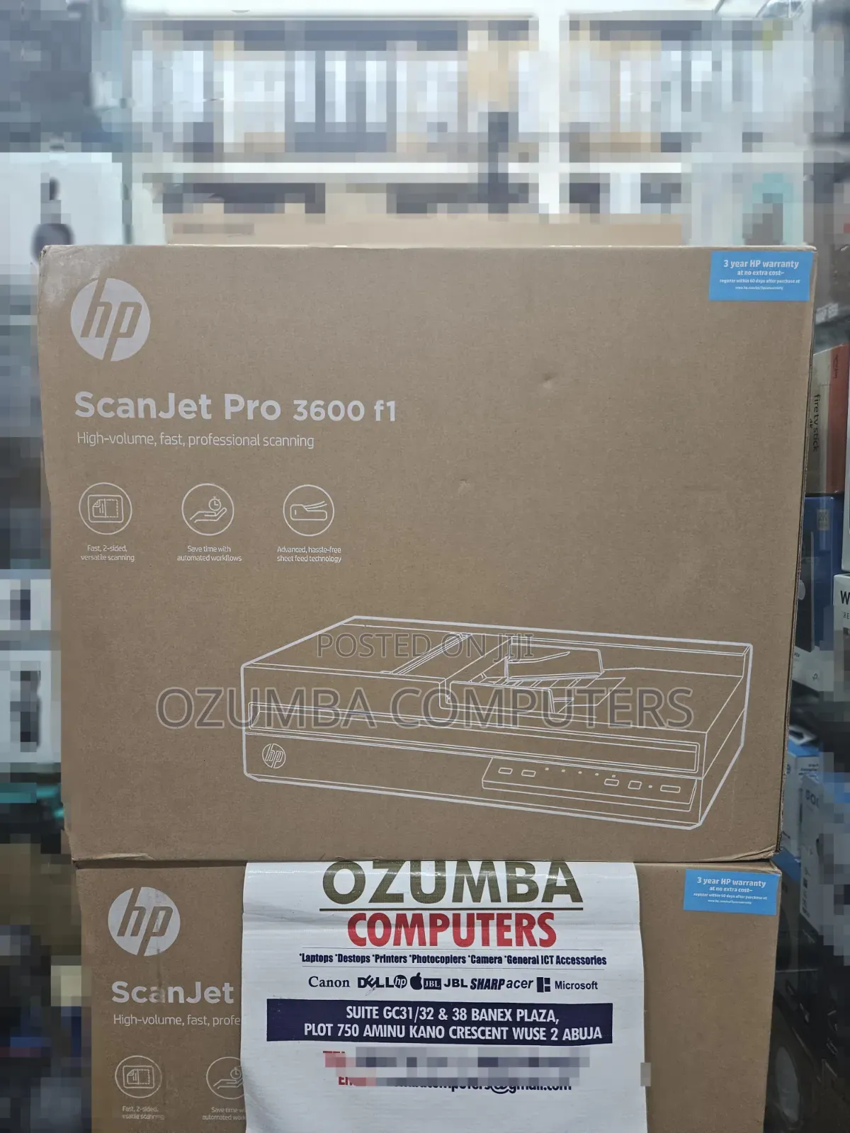 HP Scanjet Pro 3600 F1 Scanner