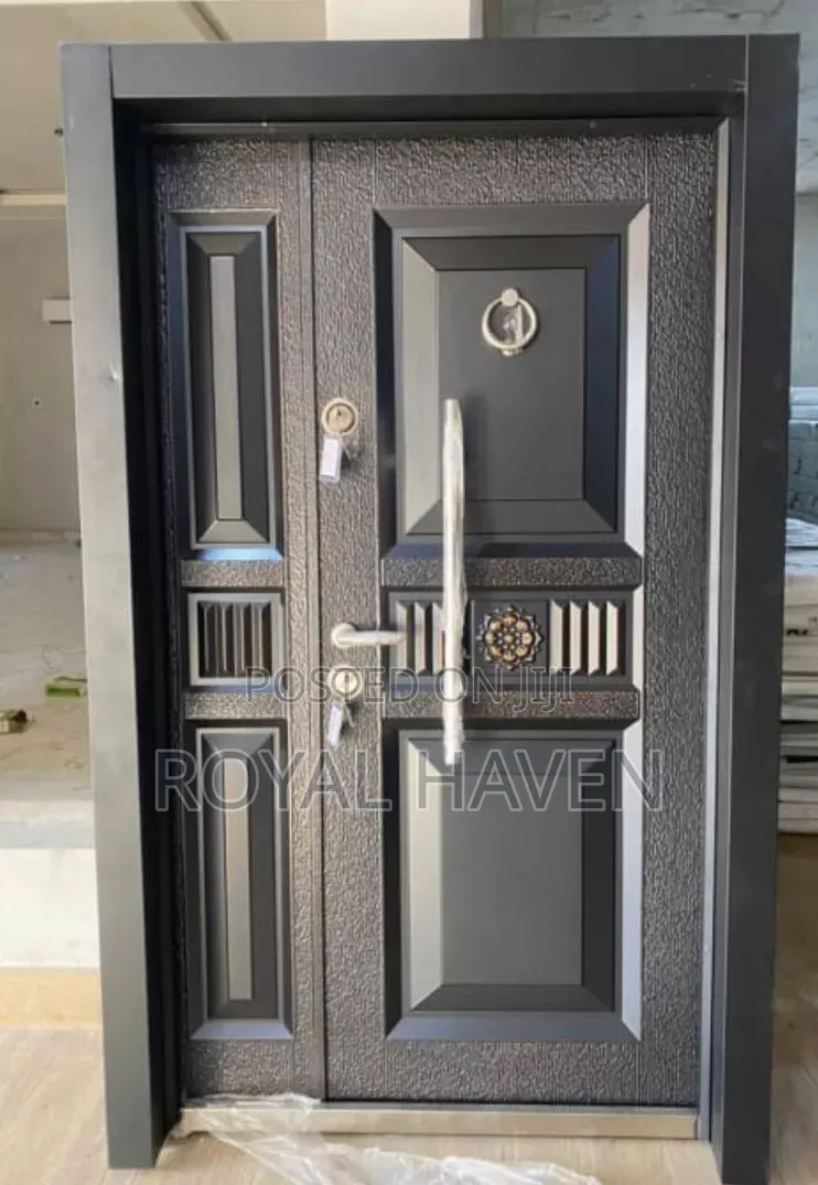 Opulent Charcoal Luxury Doors