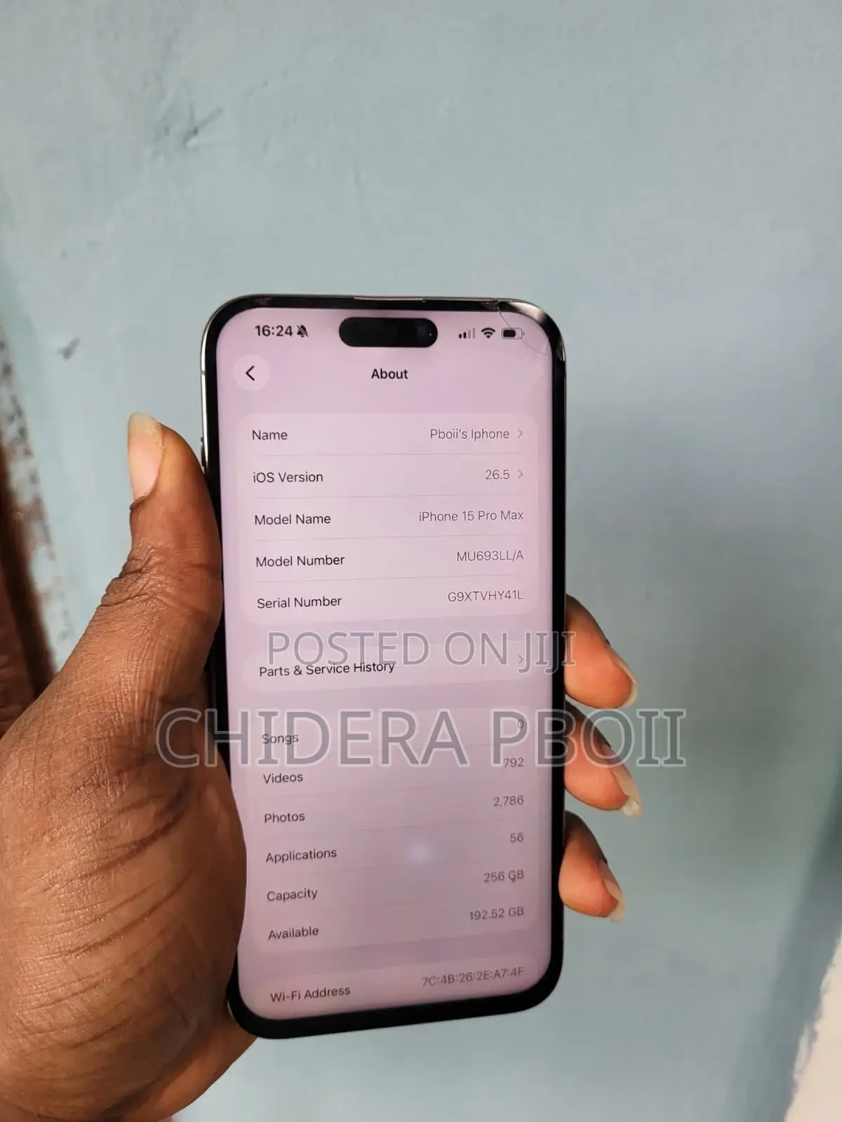Apple iPhone 15 Pro Max 256 GB Silver