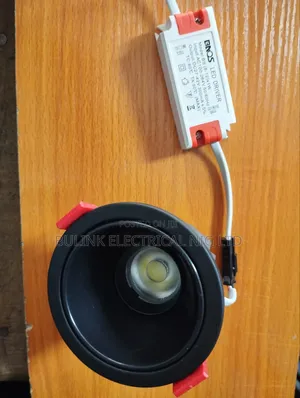 12 Watts Round Ceiling Light Black