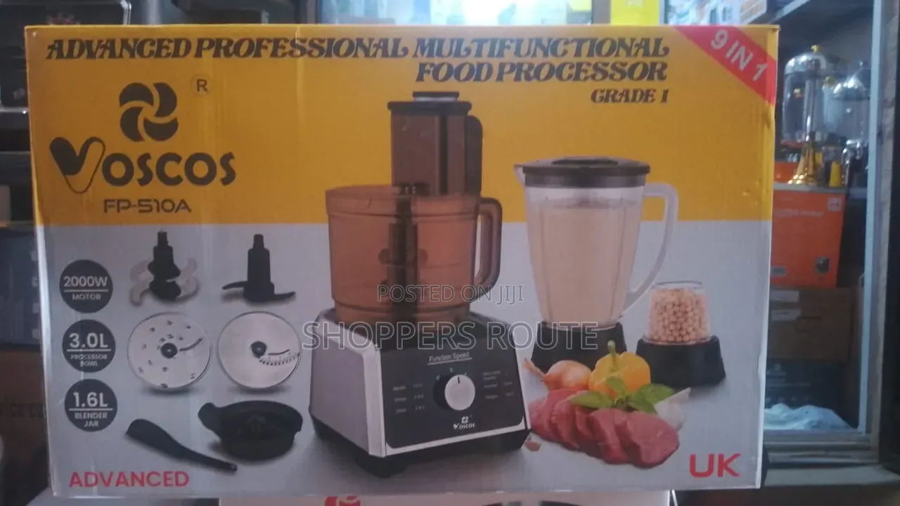 Voscos 9 in 1 Multi Functional Food Processor Fp 510A