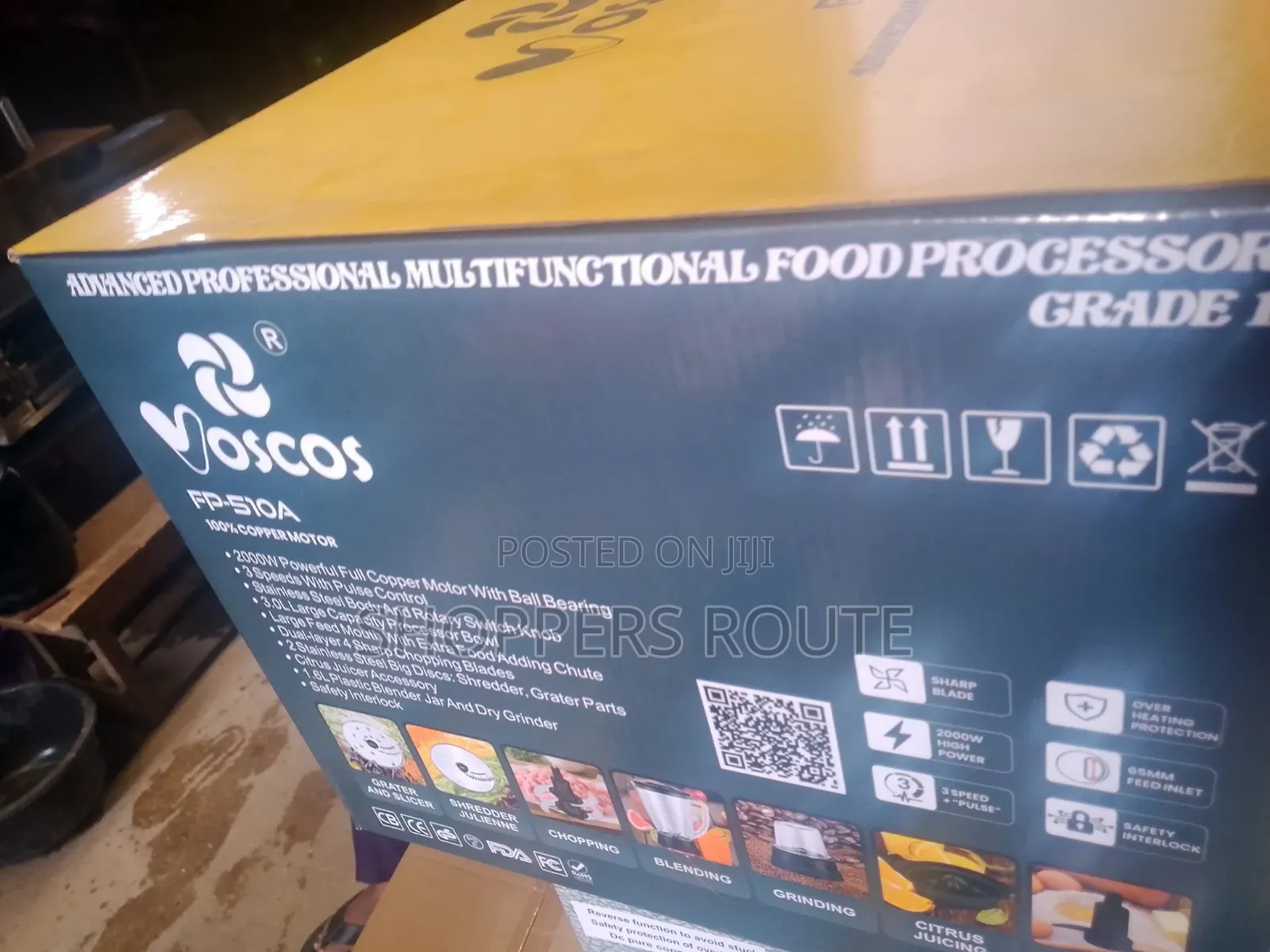 Voscos 9 in 1 Multi Functional Food Processor Fp 510A