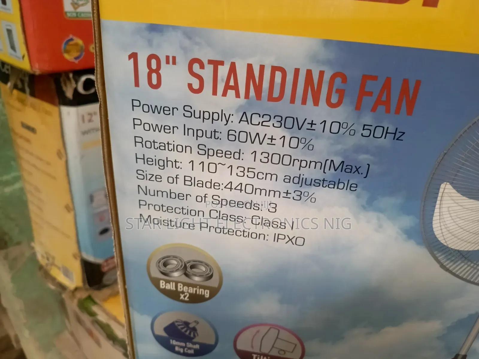 18 Inches Stand Fan Qasa