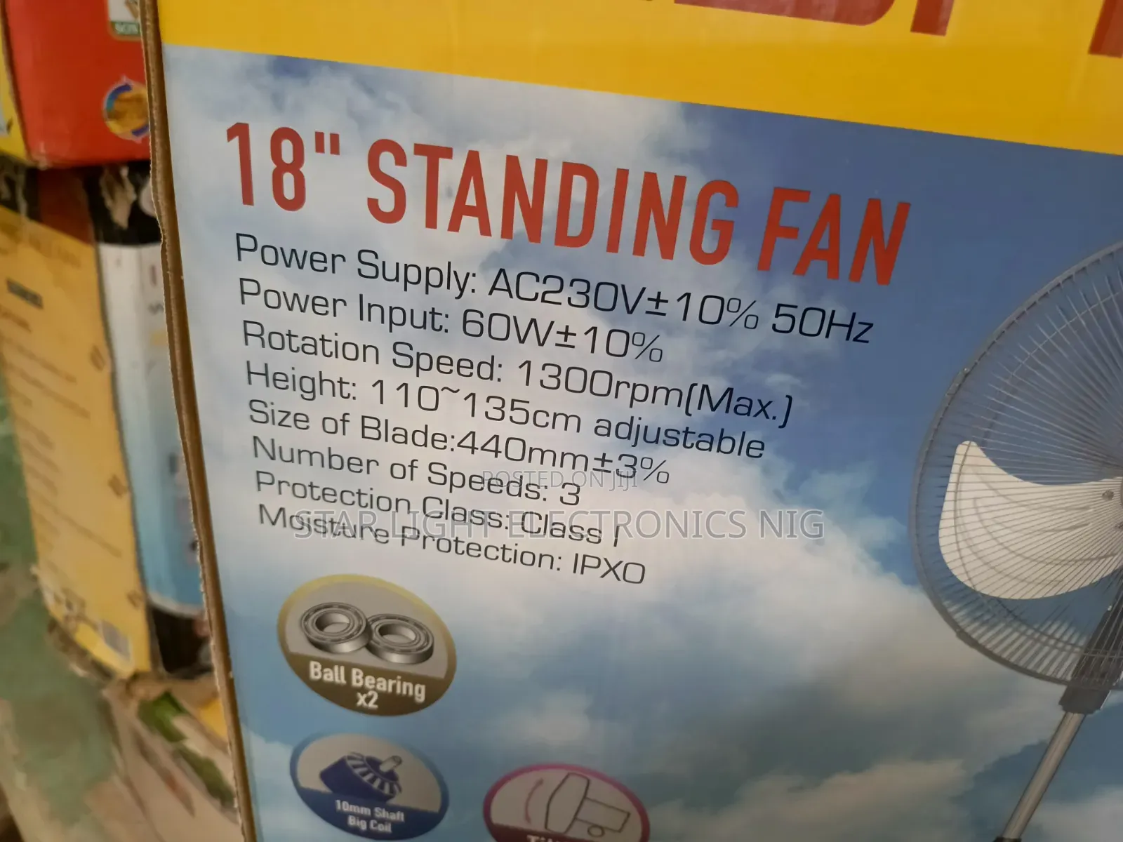 18 Inches Stand Fan Qasa