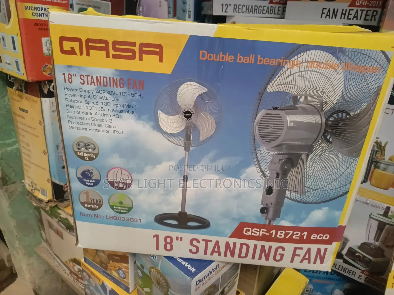 18 Inches Stand Fan Qasa