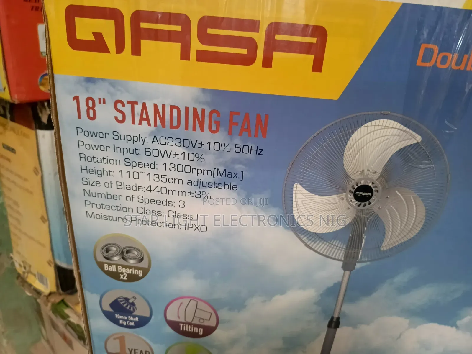 18 Inches Stand Fan Qasa