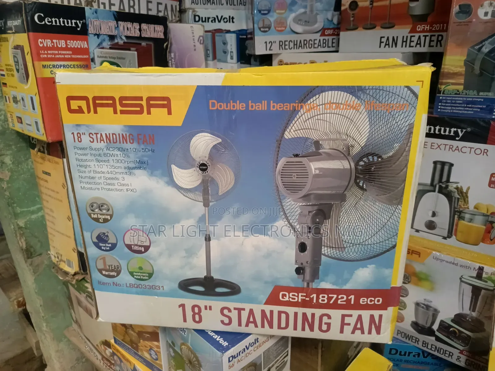 18 Inches Stand Fan Qasa
