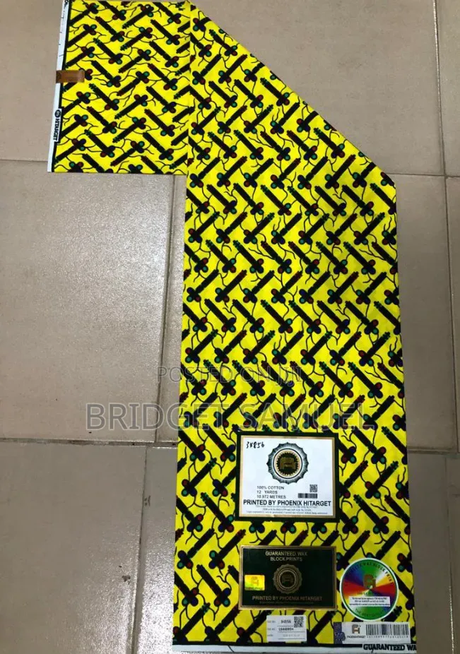 Quality Ankara Fabric – Original Phoenix Hitarget Wax Print