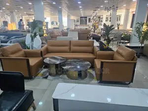 5-Seater Luxury Leather Sofa Set