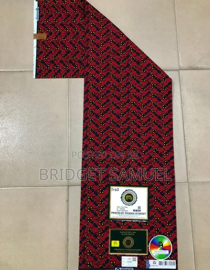 Quality Ankara Fabric – Original Phoenix Hitarget Wax Print
