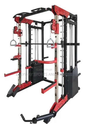 Double Weight Standard Commercial/Home Use Smith Machine.