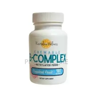 Methylated Vitamin B Complex Fruit 180 Tablets Chewable Tropical