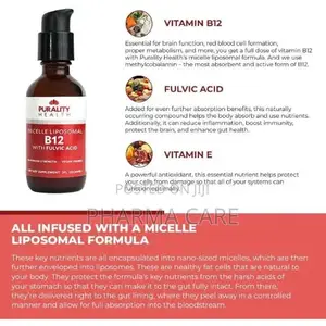 Liposomal Vitamin B12 2oz Bottle 60ml