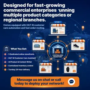Omnichannel 5-Storefront Website for Large Brands