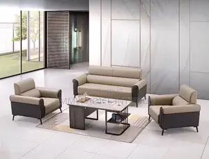 Quality 5-Seater Leather Sofa Set , Two Armchairs