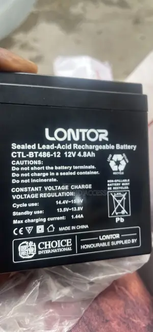 Lontor Rechargeable Fan Original Battery 12v 4.8ah Clearance Sales