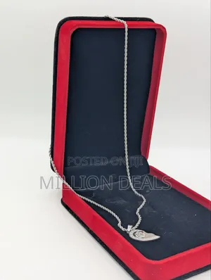 Poised Sterling Silver Neckpiece With Pendant
