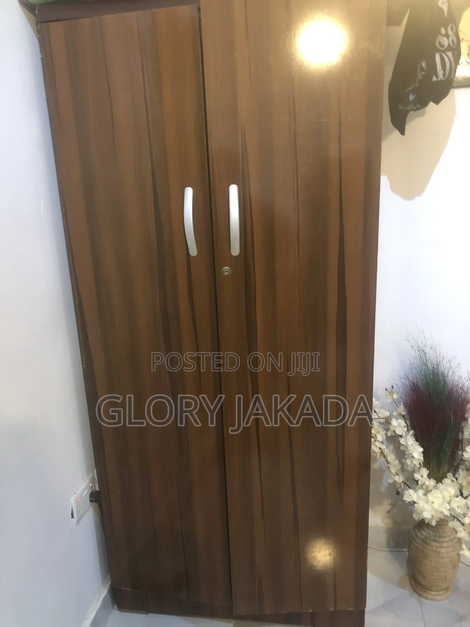 Neatly Used Wardrobe Has 3 Layers Inside.