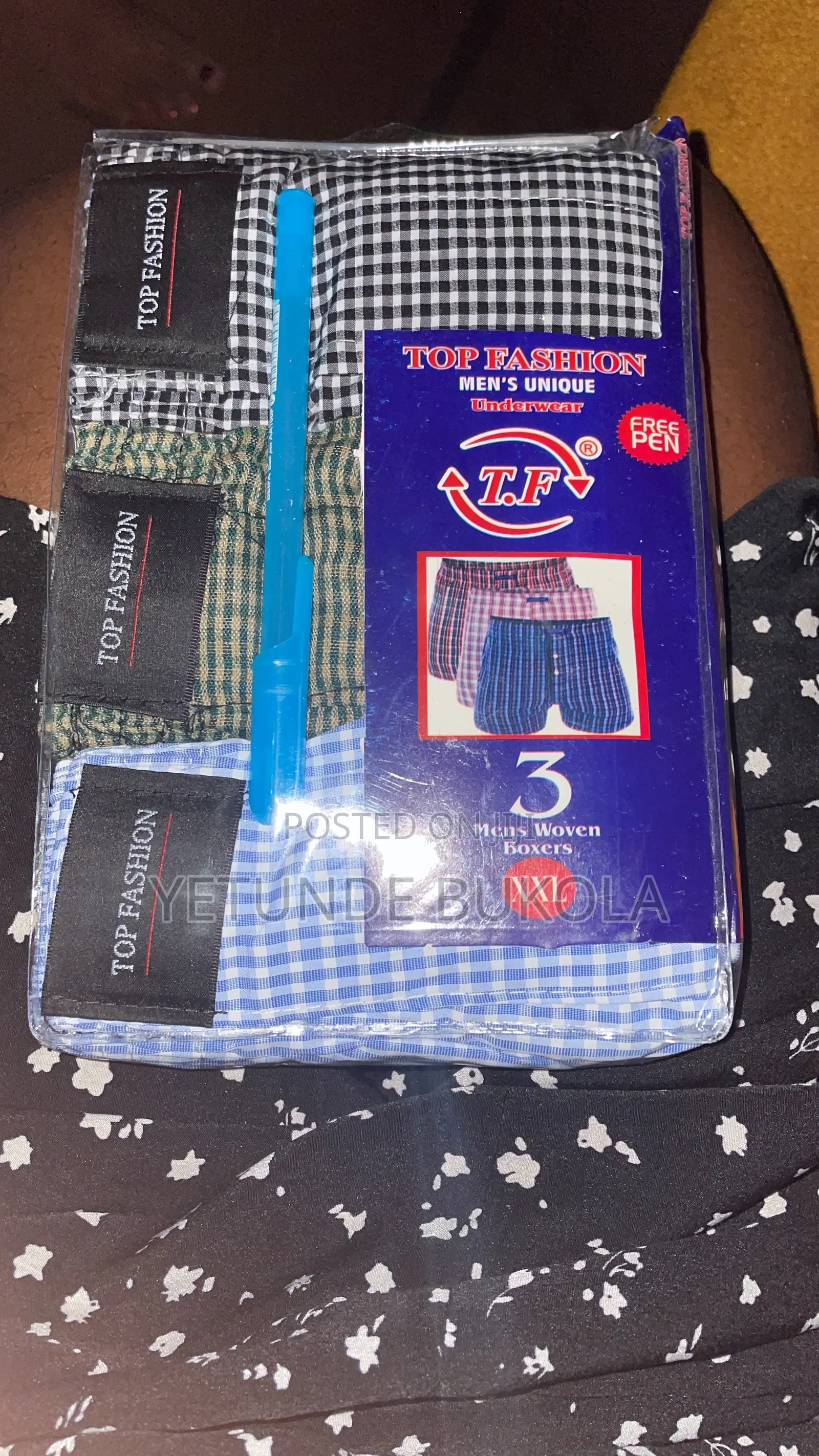 Condom and Cotton Boxers