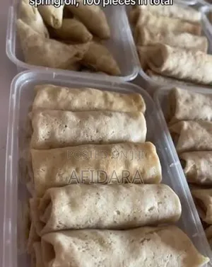 200pcs Vegetable Spring Rolls & Samosa
