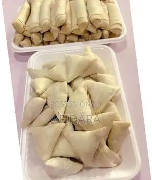 200pcs Vegetable Spring Rolls & Samosa
