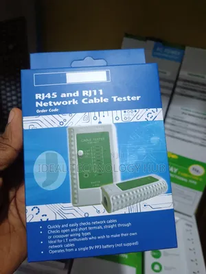 RJ45 and RJ11 Network Cable Tester