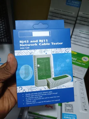 RJ45 and RJ11 Network Cable Tester